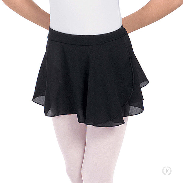 10127 Chiffon Mock Wrap Skirt