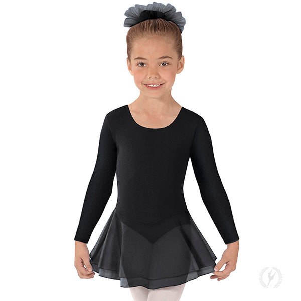 10465 Long Sleeve Dance Dress