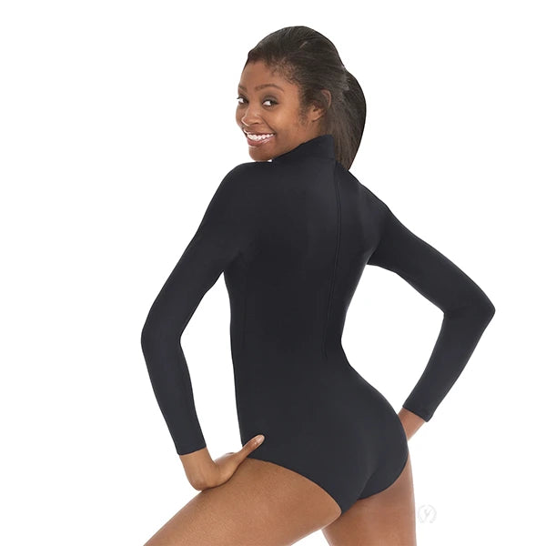 44131 Mock Neck Zipper Leotard