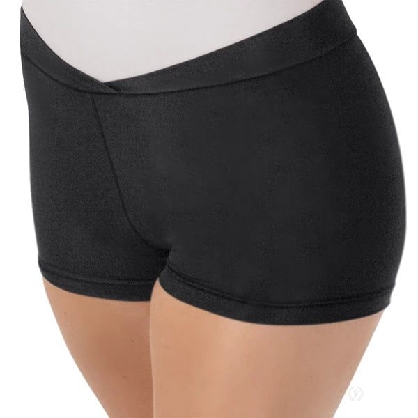 44754 Adult Microfiber "V" Front Booty Shorts