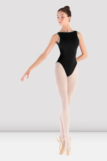 LB5201B Laurina Boat Neck Low Back Leotard