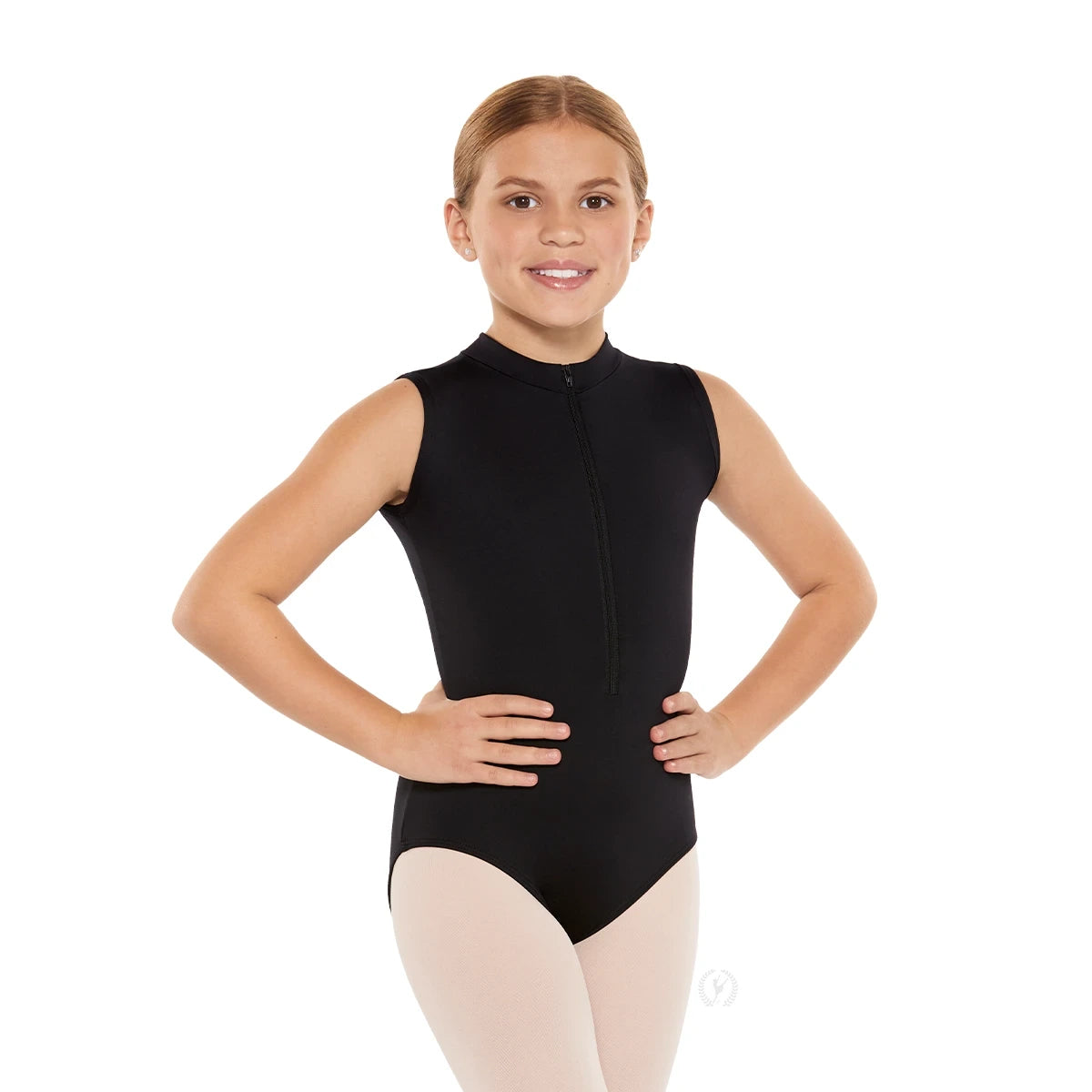 44518c Full Back Zipper Child Leotard