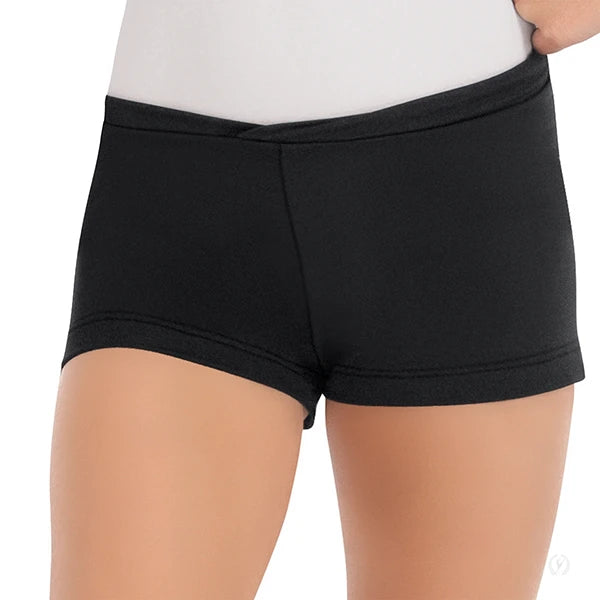 44754C Child Microfiber "V" Front Booty Shorts