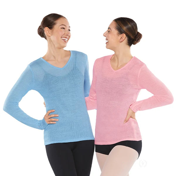 72517 Adult V-Neck Long Sleeve Sweater
