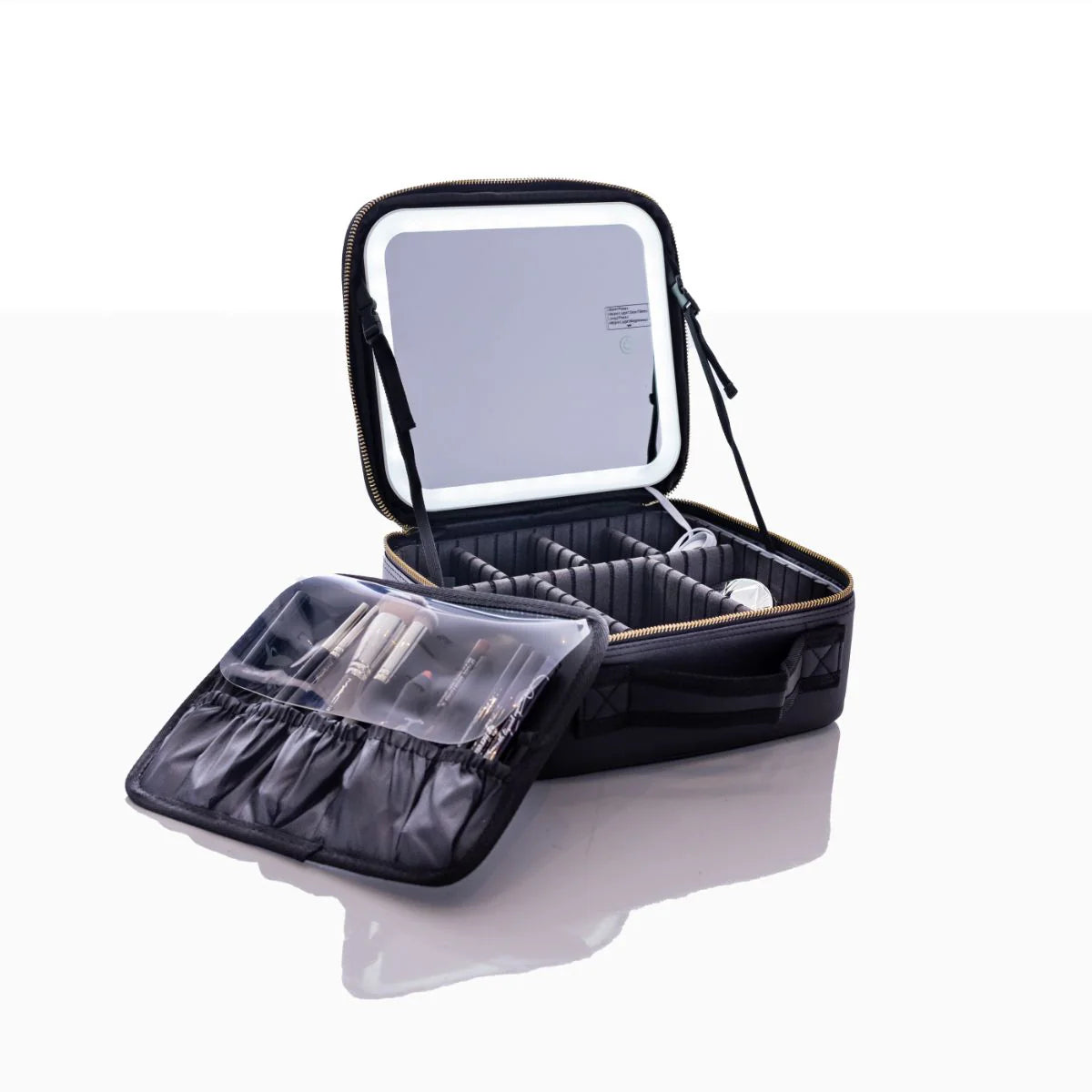 UMAKEUP Cosmetic Bag w/LED Mirror