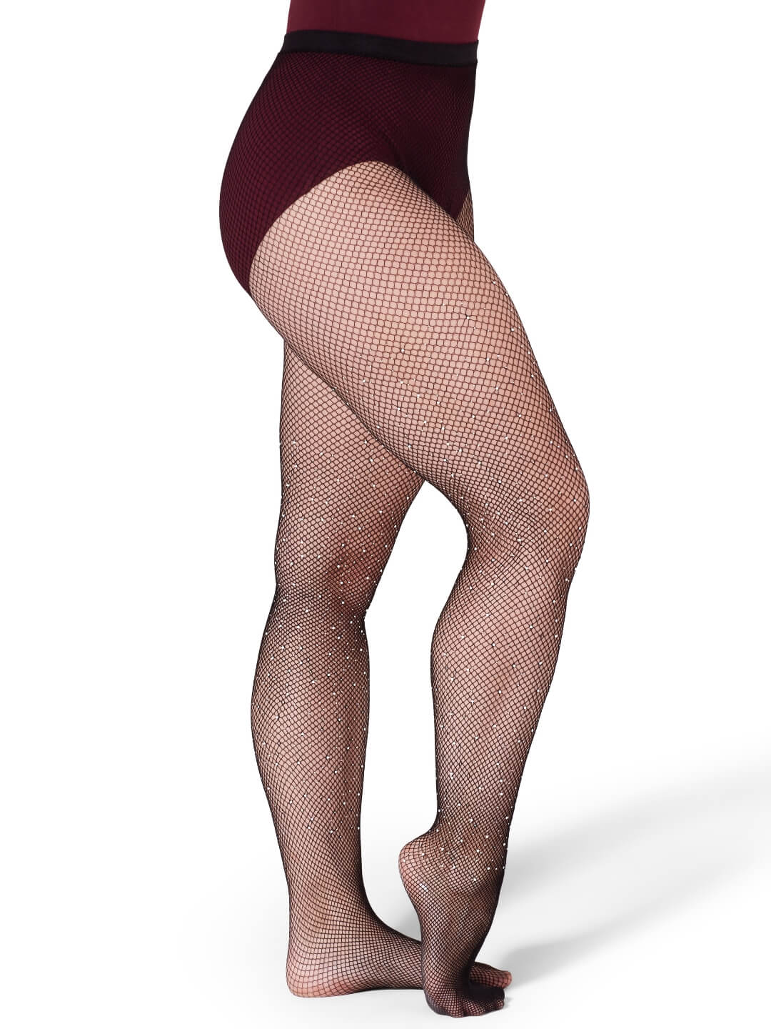 3505W Fishnet All over Rhinestone